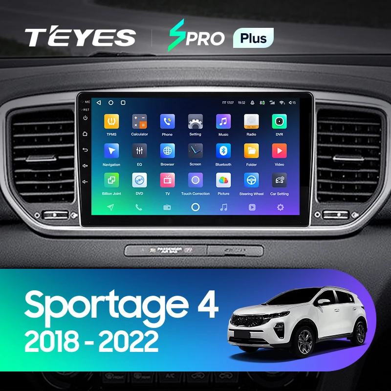 TEYES Тиайс SPRO Plus Штатная магнитола For Киа Спортейдж 4 QL Kia Sportage 2018 - 2022 Android 10 до 8-ЯДЕР 6
