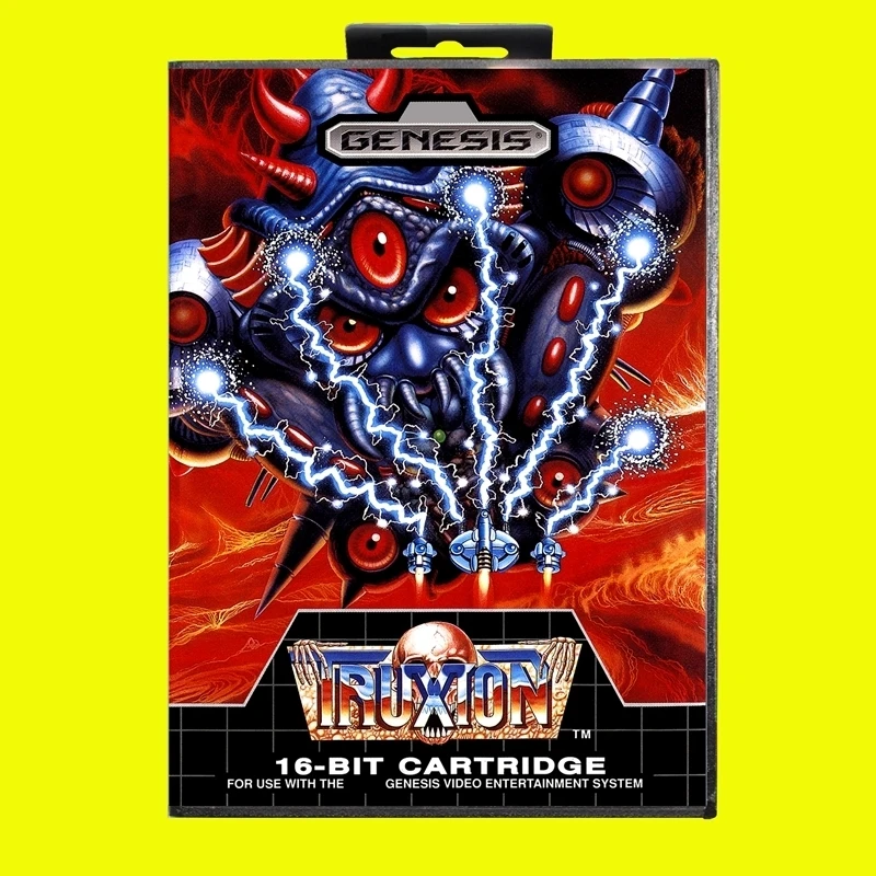 Игровая карта Truxton MD 16-битный чехол из США для картриджа игровой консоли Sega Megadrive