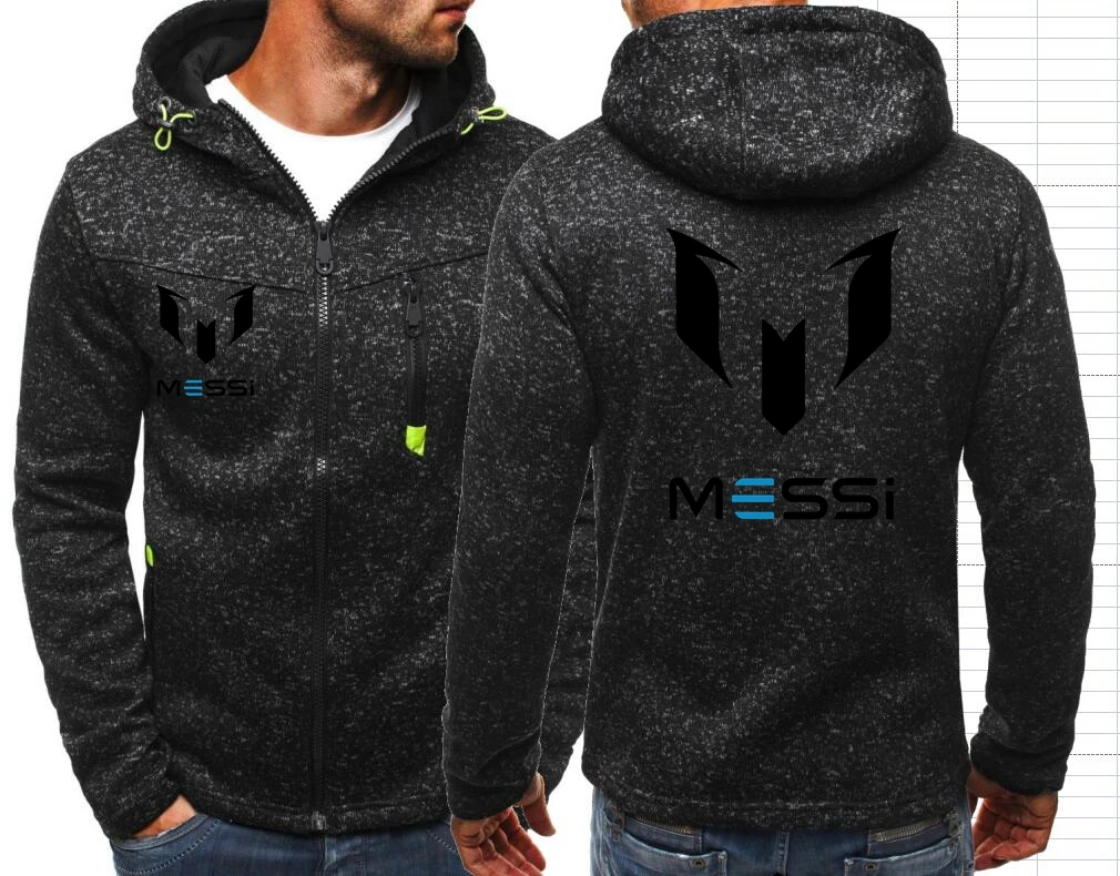 Мужская Флисовая Толстовка с капюшоном на молнии