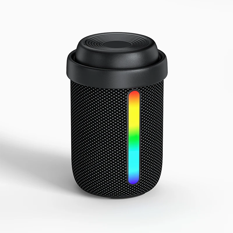 Портативный Bluetooth-динамик с RGB-подсветкой, IPX5, водонепроницаемый Мощный звуковой бокс, усиление басов, настоящая Беспроводная стереоколонка для улицы
