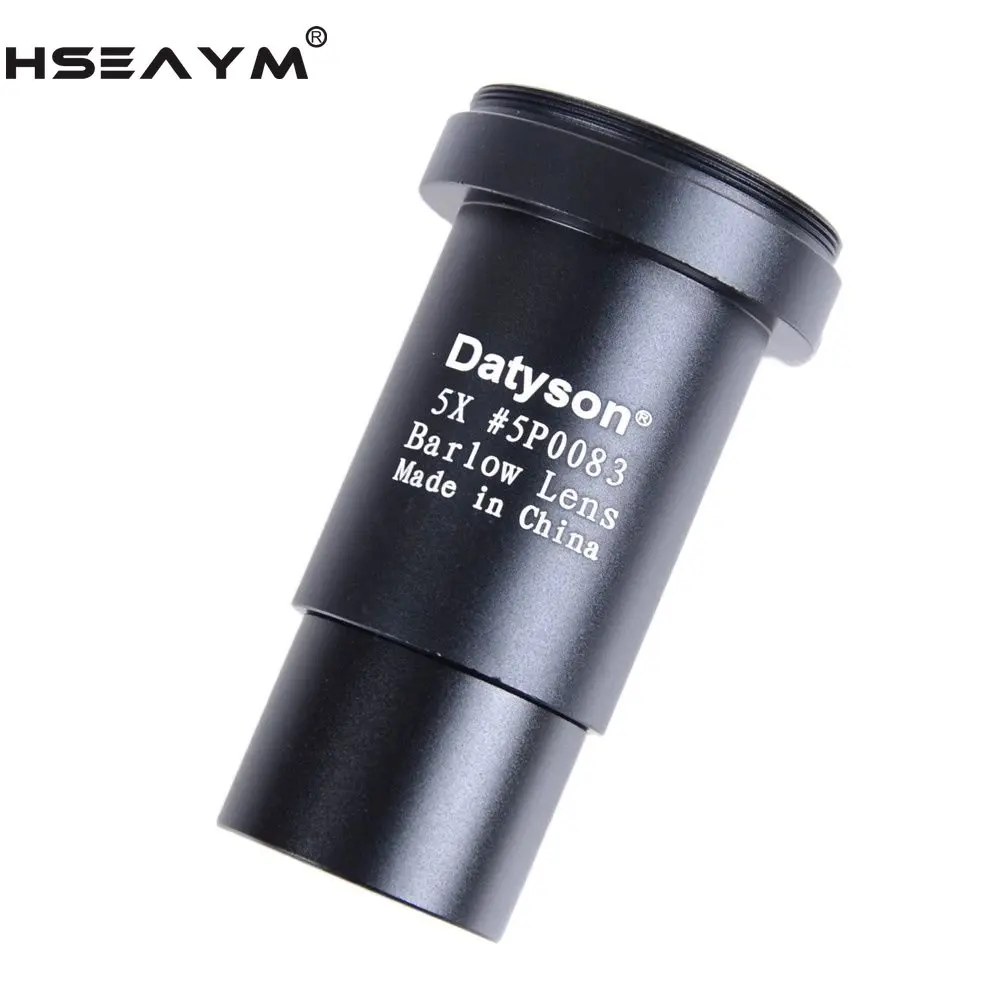 Металлическая линза Барлоу HSEAYM 5X 1 25 дюйма 31 7 мм астрономический телескоп