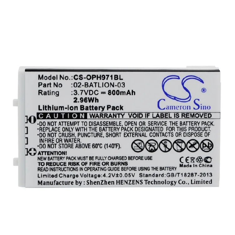 

Applicable Opticon OPL-9700 barcode scanner battery for 02-Batlion-03