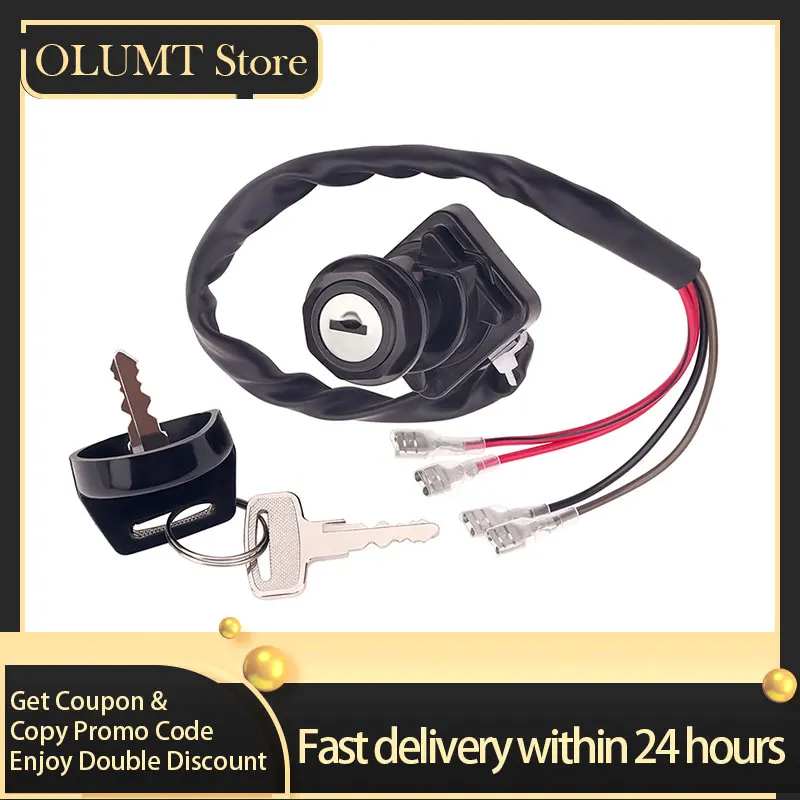 

Motorcycle Electric Door Lock Ignition Key Switch For Polaris MAGNUM 425 NORWEGIAN 400L SPORTSMAN 335 500 SWEDISH Trail Blazer