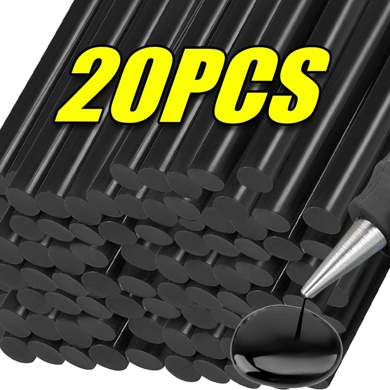 

7/11 мм черные термоплавкие клеевые палочки для автомобильных вмятин, наборы для ремонта без покраски для DIY Craft, прочный клей, клей-карандаш, инструмент