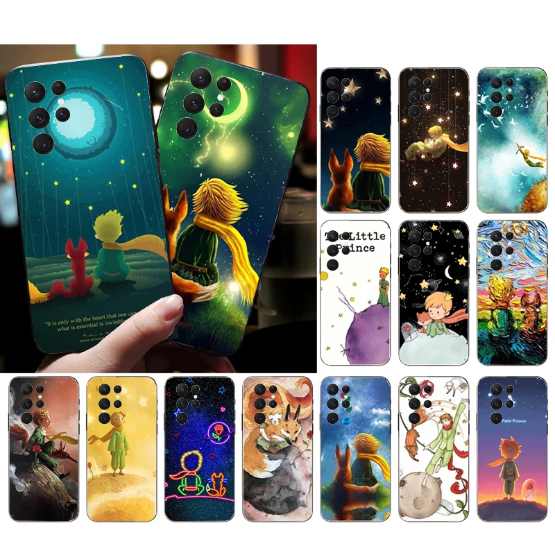 

Phone Case for Samsung Galaxy S23 S22 S21 S20 Ultra S20 S22 S21 S10 S9 Plus S10E S20FE The Little Prince Fox Case