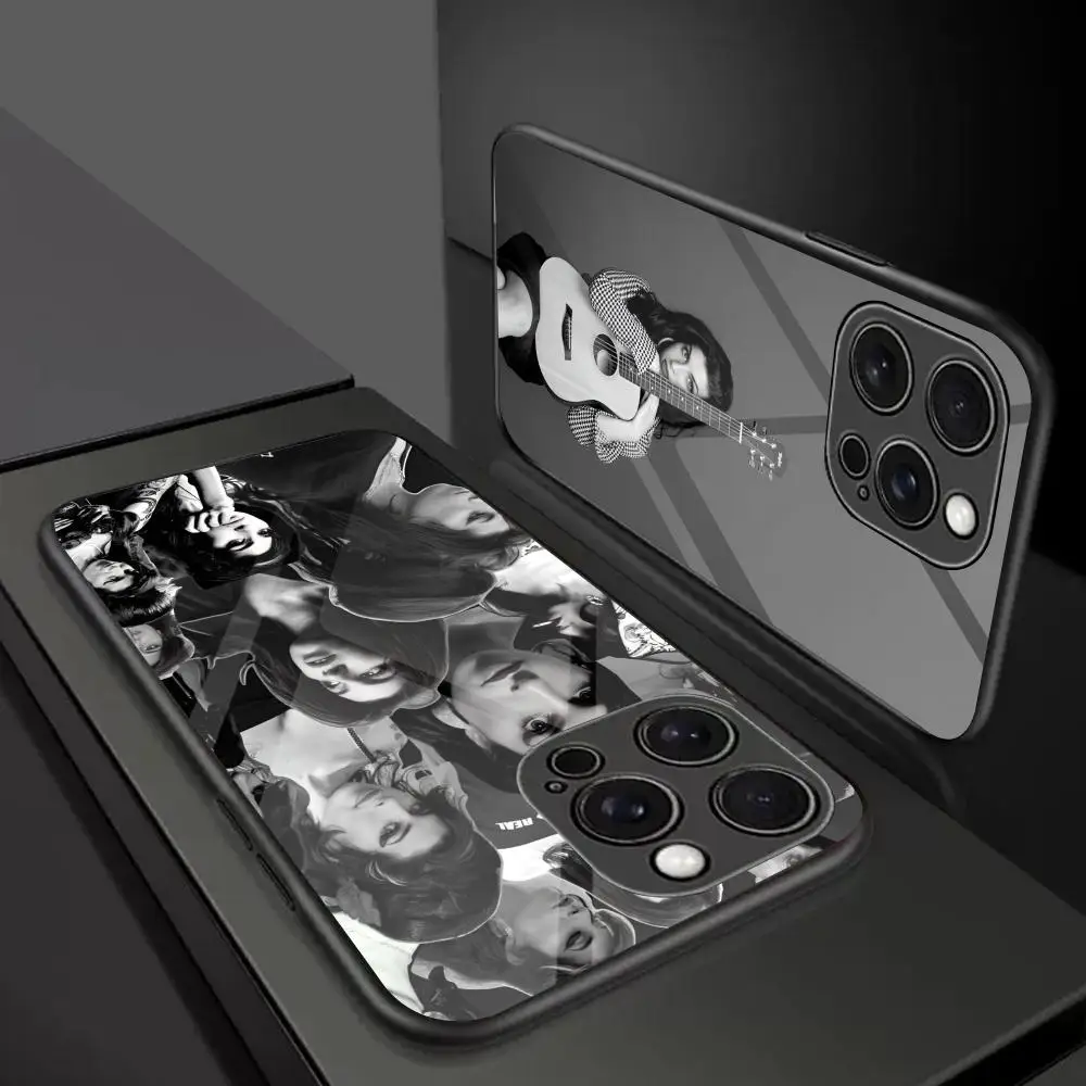 Стеклянный чехол для мыши Amy W-Winehouse Legardary MAISTO Iphone 16 15 14 13 11 12 Pro Max Xr X Xs 8 7 Plus