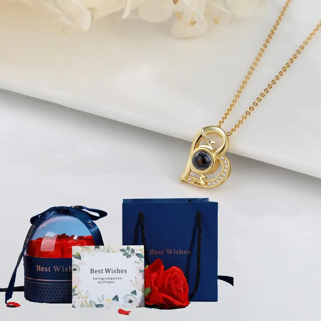 Ожерелье с подвеской-проектором 100 языков