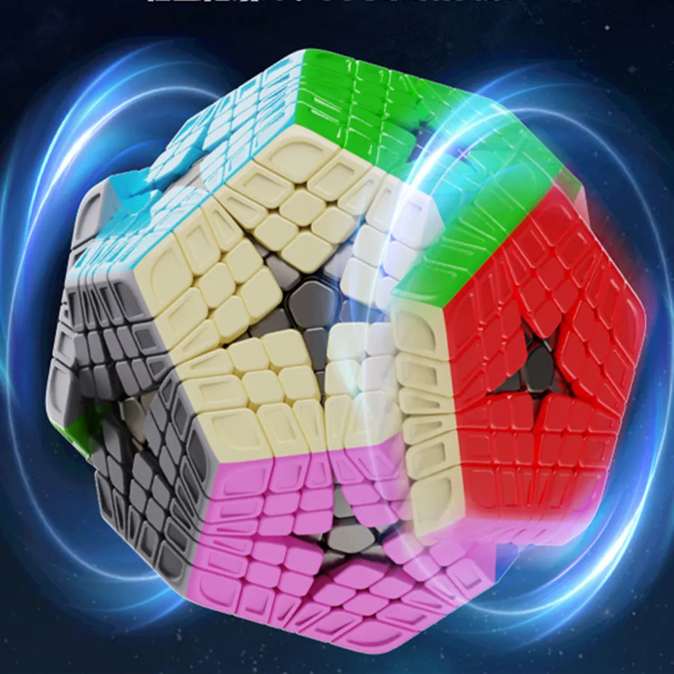 Игрушка-головоломка YuXin Huanglong 6x6 без наклеек 12 лиц Megaminx подарок для детей