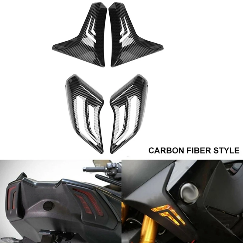 

Motorcycle Turn Signal Light Cover Front Rear Tail Light Cover Cap For YAMAHA TMAX 530 T-MAX 530 2017-2019