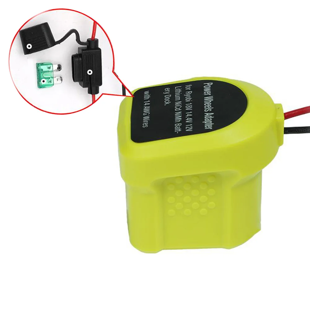 

Connector Battery Adapter Tool With Fuse 14AWG Plastic Replacement 1pcs Accessories Dock Power For Ni-MH Battery