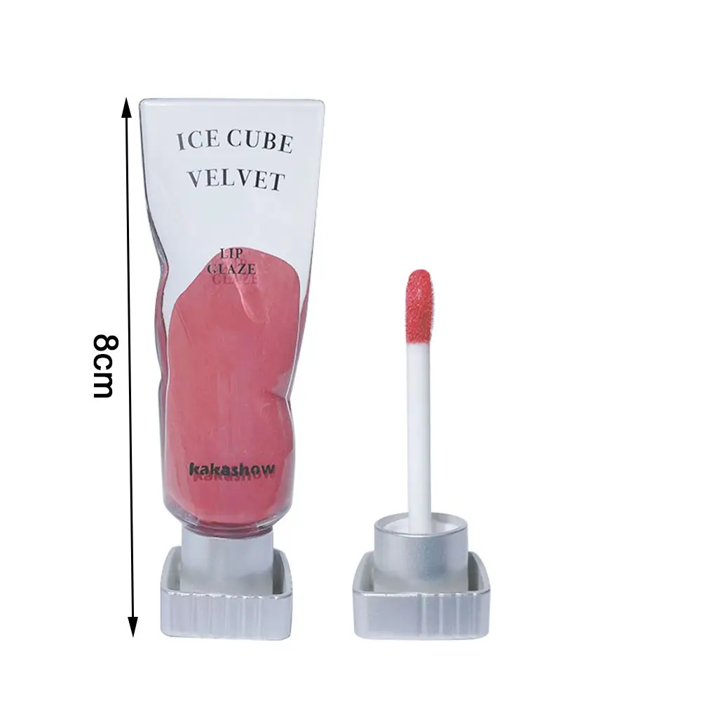 6 цветов модный матовый блеск для губ бархатная Сексуальная Красная жидкая