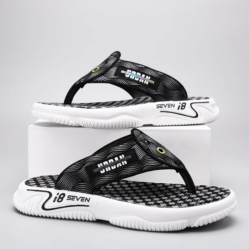 

Flip-flops men's summer anti-slip trend flat sandals and slippers outdoor wear casual sandals with pinch beach shoes