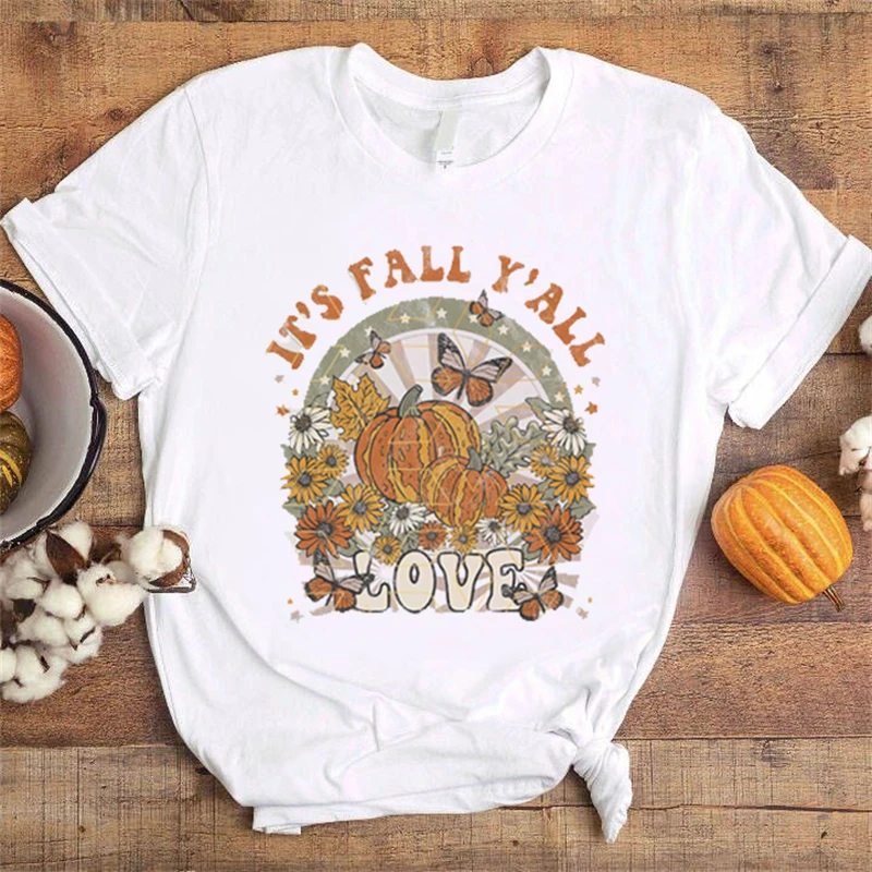 

Милая Повседневная футболка с коротким рукавом и мультяшным принтом, милый топ, Повседневная модная красивая летняя белая Свободная Женска...