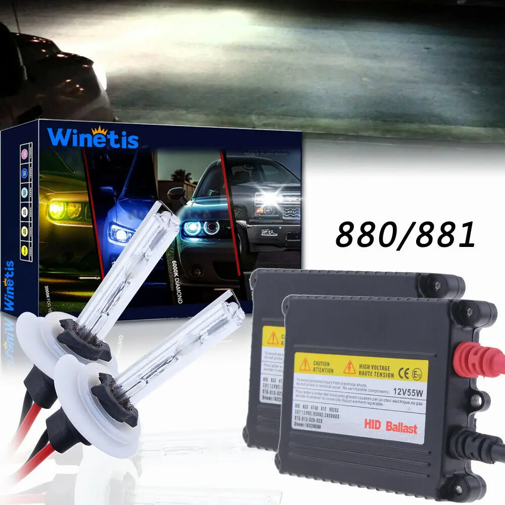 

55W 2X 880/889 Hid Fog Light Bulbs For Nissan Titan 2004-2015 Frontier 2003-2004