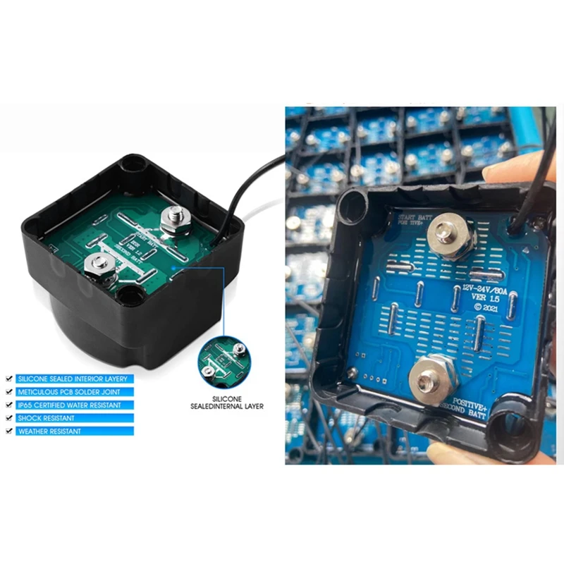 GTBL 12V 140A чувствительное к напряжению женское реле VSR для автомобиля кемпера умный