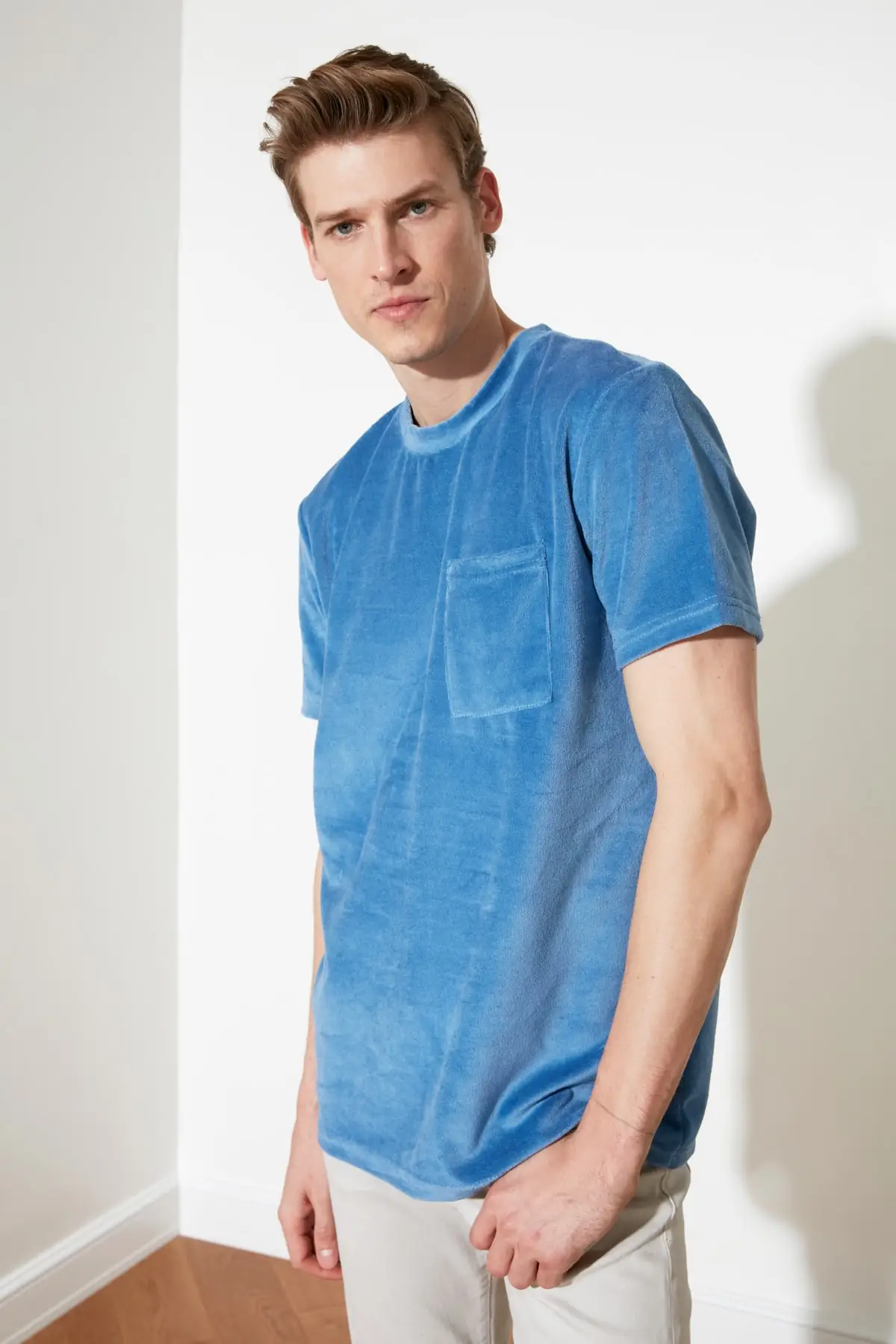 

Trendyol Male Bike Collar New T-Shirt TMNSS20TS0007