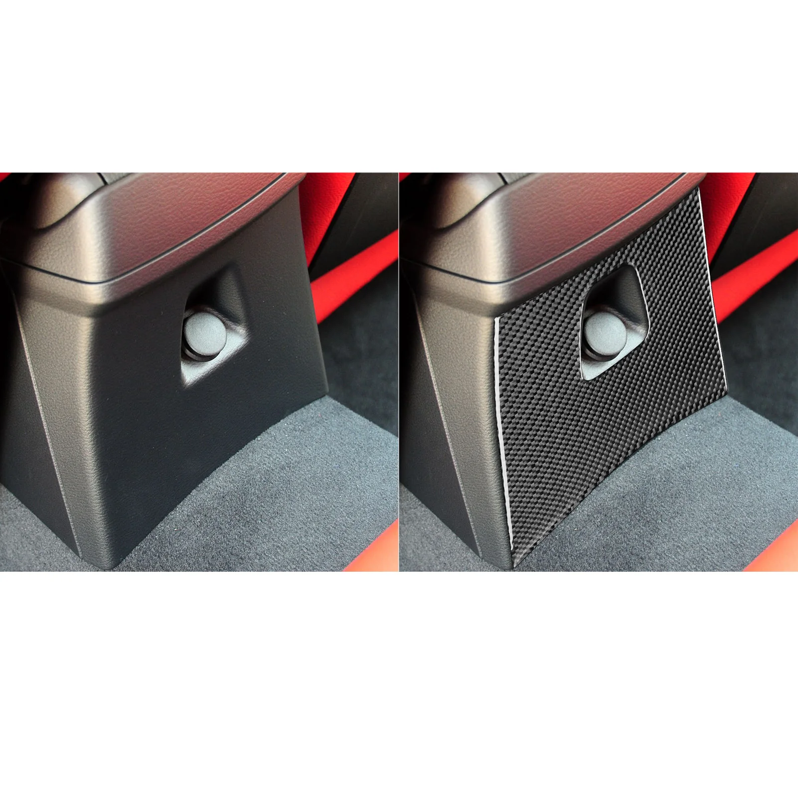 Фото Для BMW X1 E84 2011-2015 углеродное волокно, центральный подлокотник, задняя панель прикуривателя, крышка, аксессуары для салона автомобиля, наклейка №4