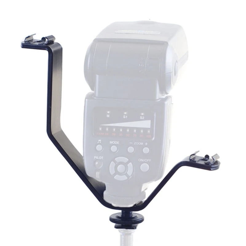 XD99 Профессиональная подставка для вспышки V-образной формы кронштейн фонарика