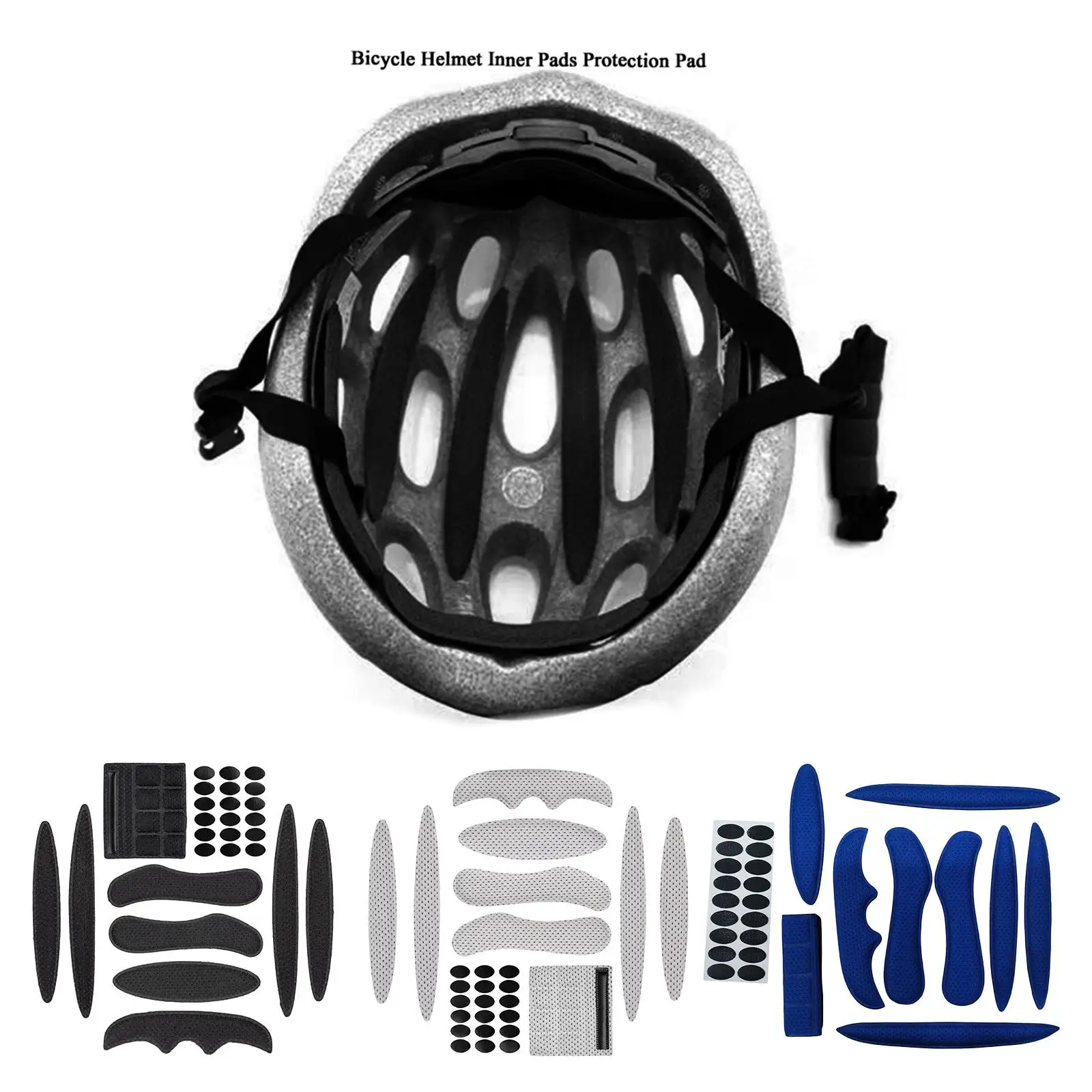 

27Pcs Bike Padding Sponge Liner Crash Hat Foam Pads Caring