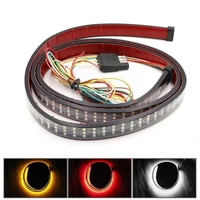 60 inch 432led triple row truck tailgate led strip light bar with reverse brake turn signal lights for pickup suv for g3e3