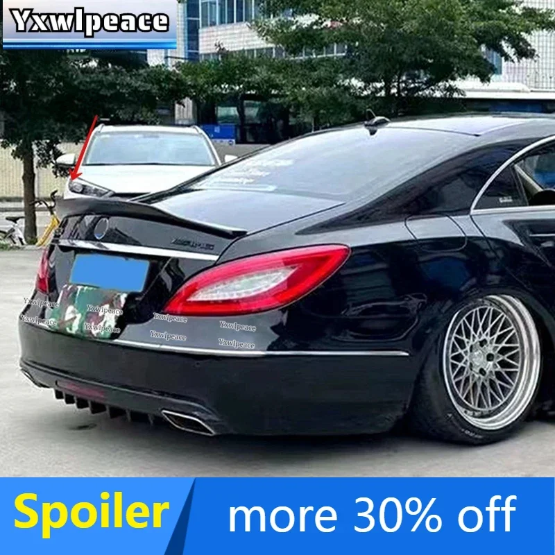 Для Mercedes CLS Class W218 2011 2012 2013 2014 2015 2016 2017 Спойлер PSM Стиль из настоящего углеродного