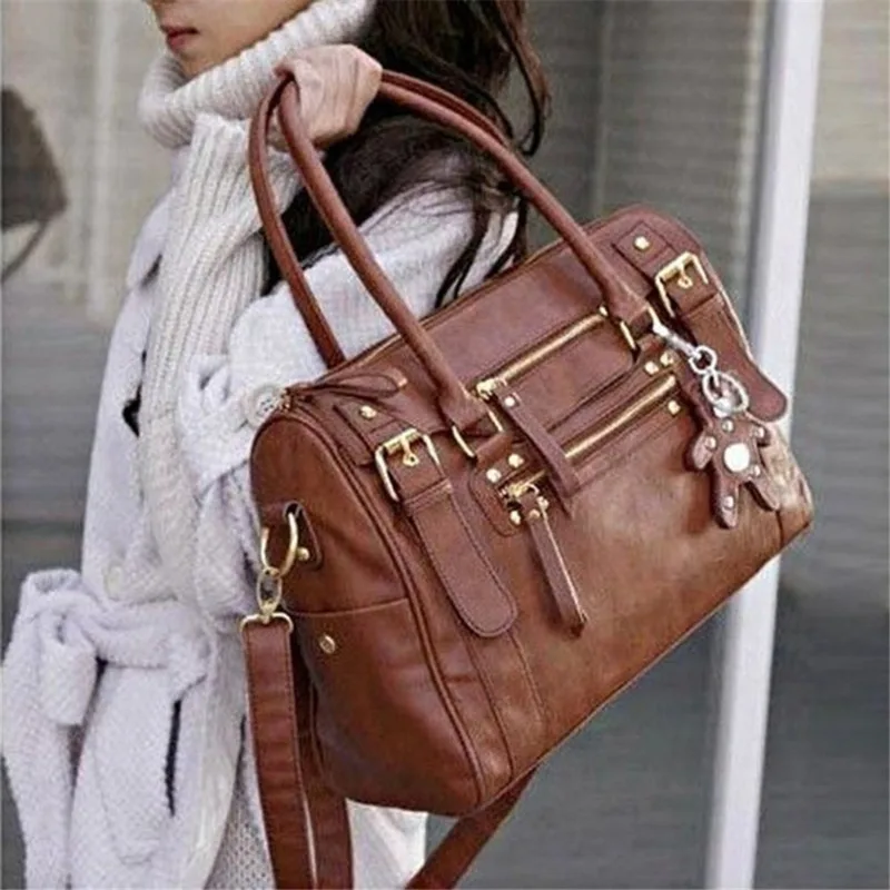 

Women's Handbags Vintage Belt Bear Casual Tote Female Sling Shoulder Bag Famous Designer Brands Messenger Bag Ladies Totes