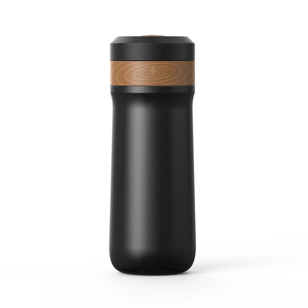

Portable Kettle Automatic Isolate Coffee Grounds Powder Stainless Steel Thermal Kettle French Press Coffee Maker Percolator