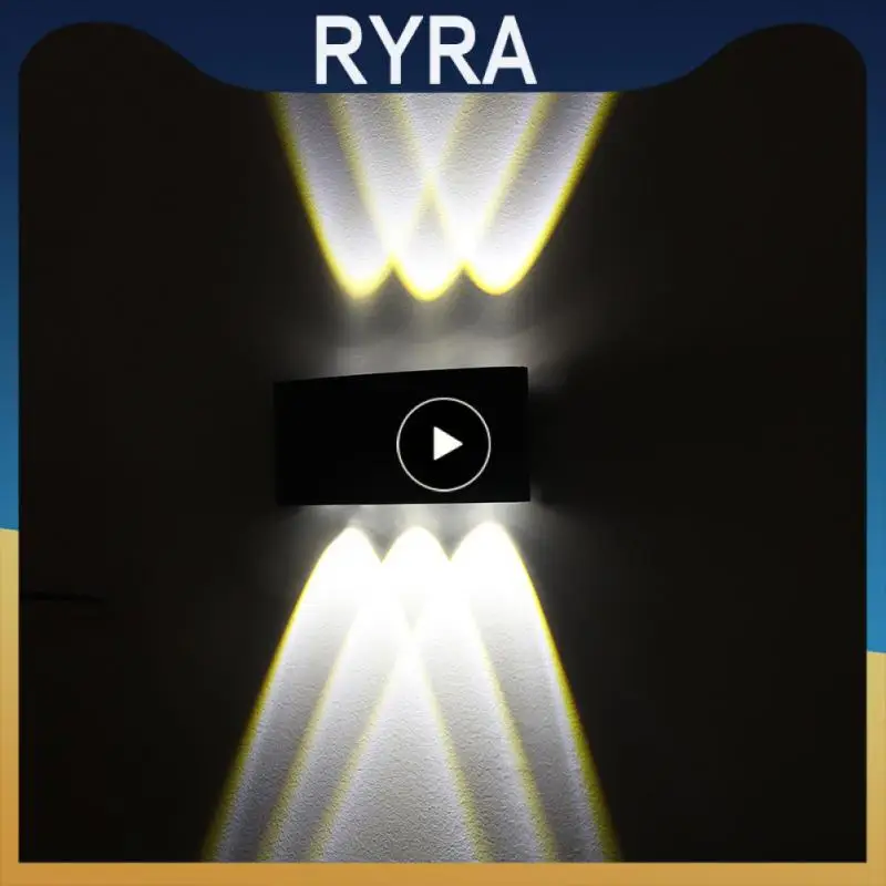 

Wire Input Corridor Light Waterproof Led Lamp Creative Aluminum Wall Lamp Garden Lighting No Flash Courtyard Lamp 100-240v