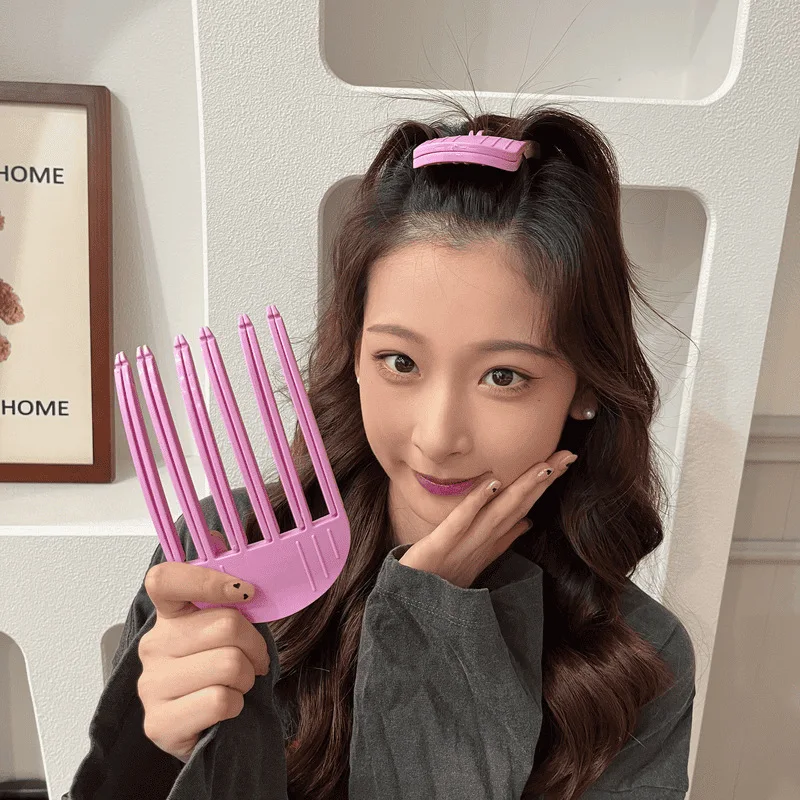 Артефакт с высокой головкой пушистые корни волос ленивая бесследная заколка для