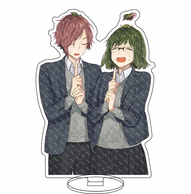 NEW Anime Horimiya HORI-san To MIYAMURA-kun OVA Miyamura Izumi Hori Kyoko Acrylic Stand Figure Model Display Plate Desktop Decor