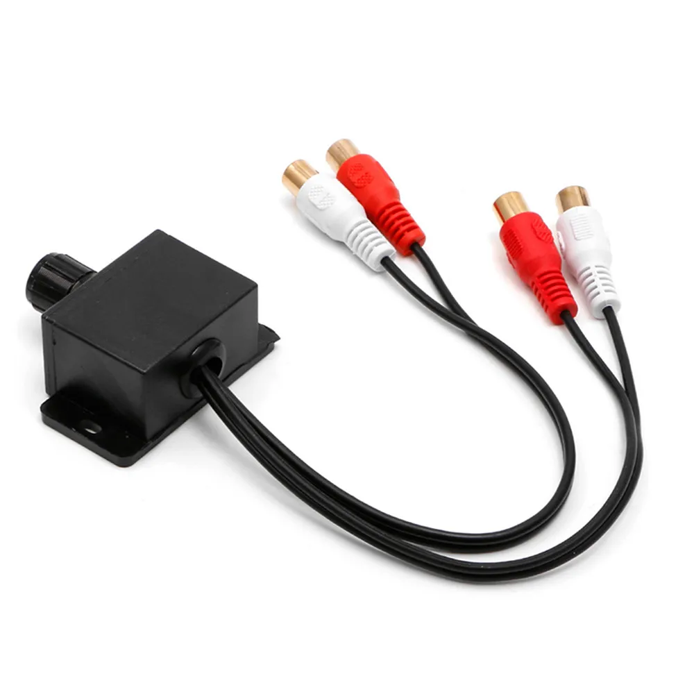 1 Совершенно новый автомобильный усилитель звука бас RCA уровень дистанционное
