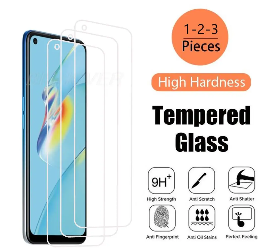 

For OPPO A54 HD Tempered Glass Protective On For OPPO A54 4G 5G CPH2239 A 54 Phone Screen Protector Film Cover