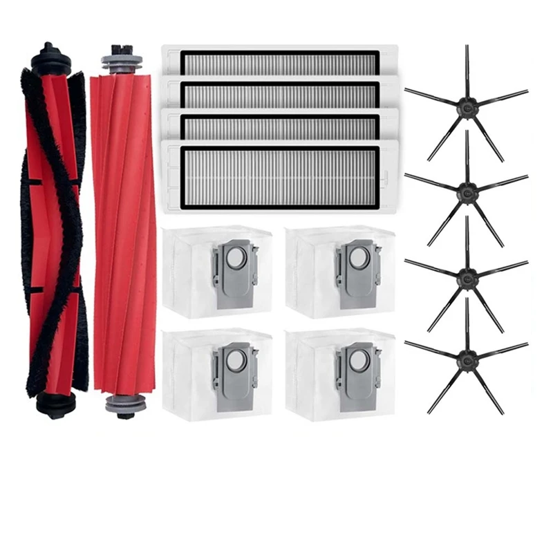 

Main Brush Side Brush HEPA Filter Compatible For Roborock Q5 Robots Vacuum Cleaner Accessories Kit