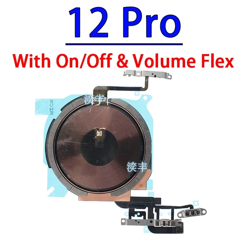 Катушка беспроводной зарядки для IPhone 8 Plus 11 12 X Xr Xs Pro Max Mini SE 2020 2022 NFC-панель Flex