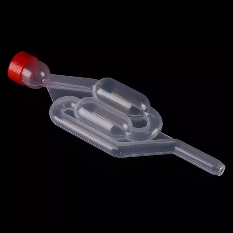 

Airlock Air Water Sealed Exhaust Valve One-way Exhaust Water Seal Valve With Silicon Grommet Homebrew Wine Fermentation Tool