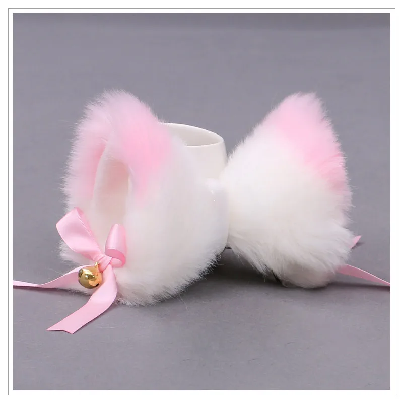 Furry Cat Ears Hairpins Fluffy Cartoon New Plush Fox Ear Cosplay Hair Clips Barrette Party Performance Costume Accessories images - 6