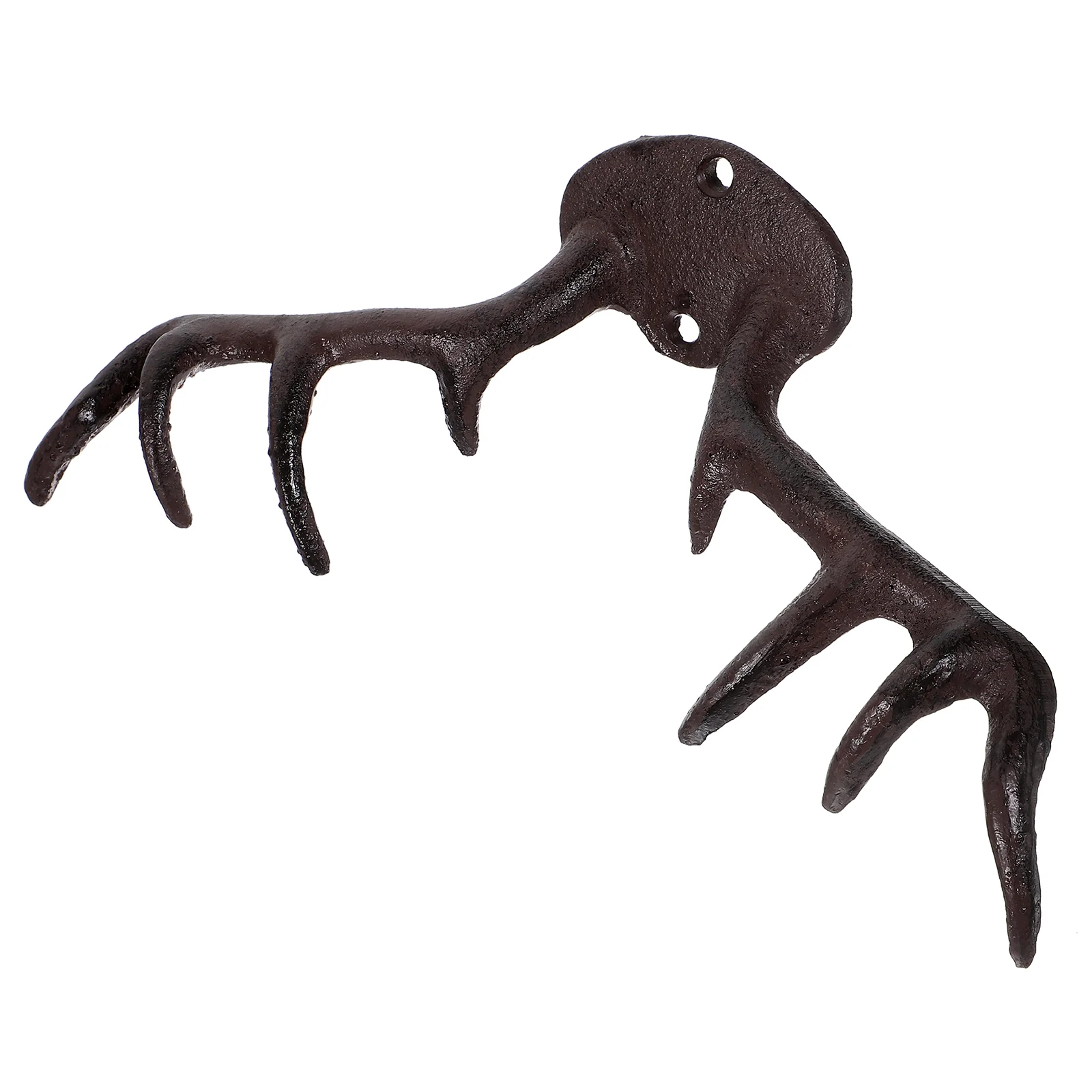 

Cast Iron Antler Hook Key Hanger Retro Wall Mounted Coat Hat Vintage Home Decor