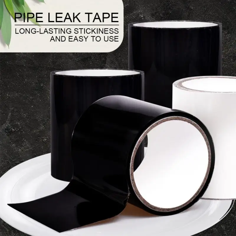 

PVC Pipe Repair Tape Strong Waterproof Tape Stop Leaks Self Adhesive Tape Seal Repair Fix Tape Adhesive Insulating Duct Tape