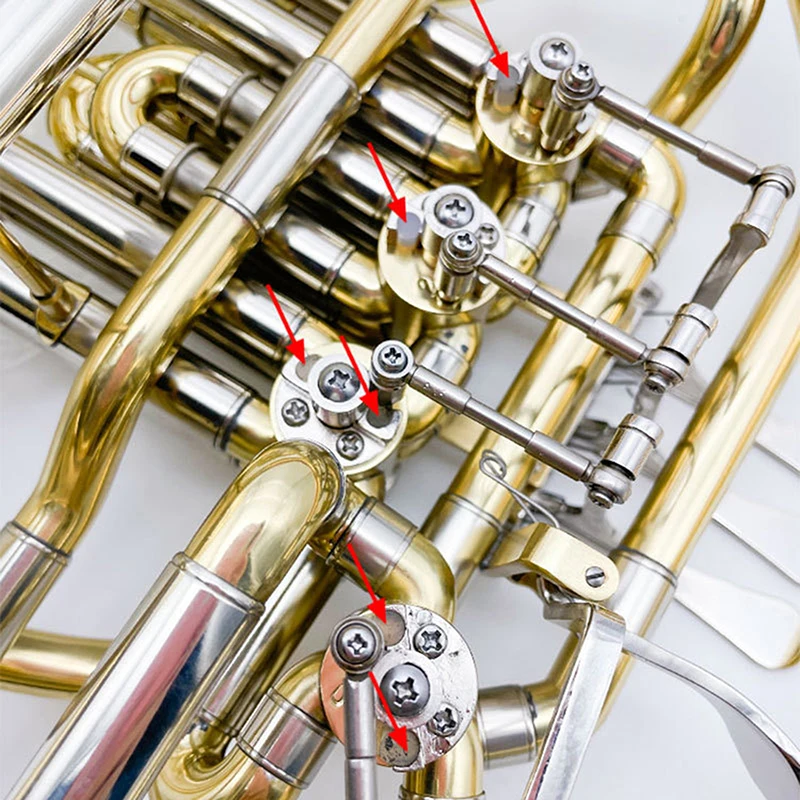 5 шт. силиконовый тромбон слайд наконечник бампер для тромбона латунный ремонт