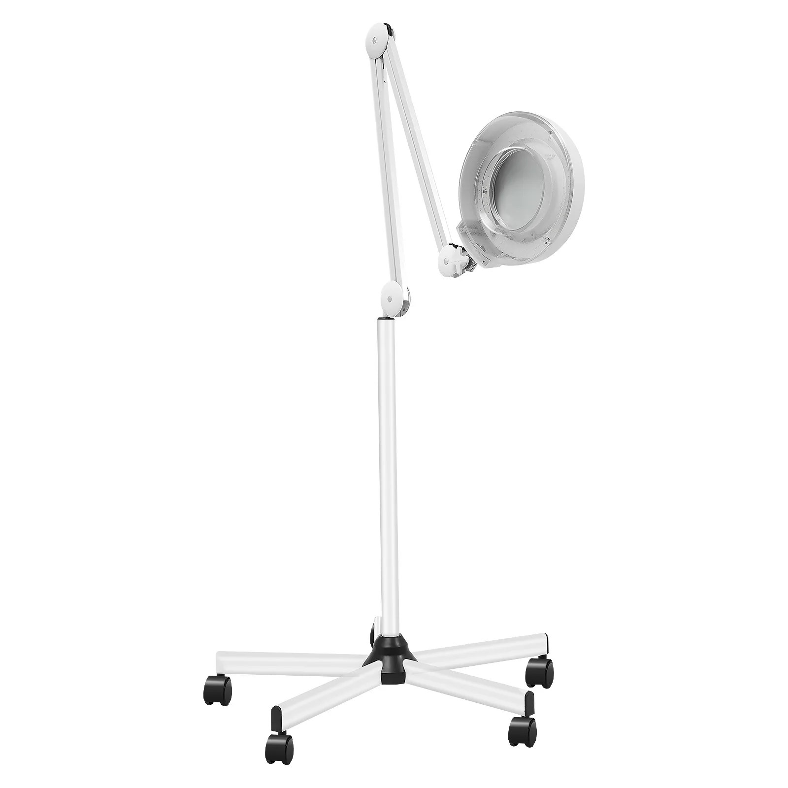 5-кратная лупа с подсветкой 360 ° Светодиодная увеличительная лампа напольная