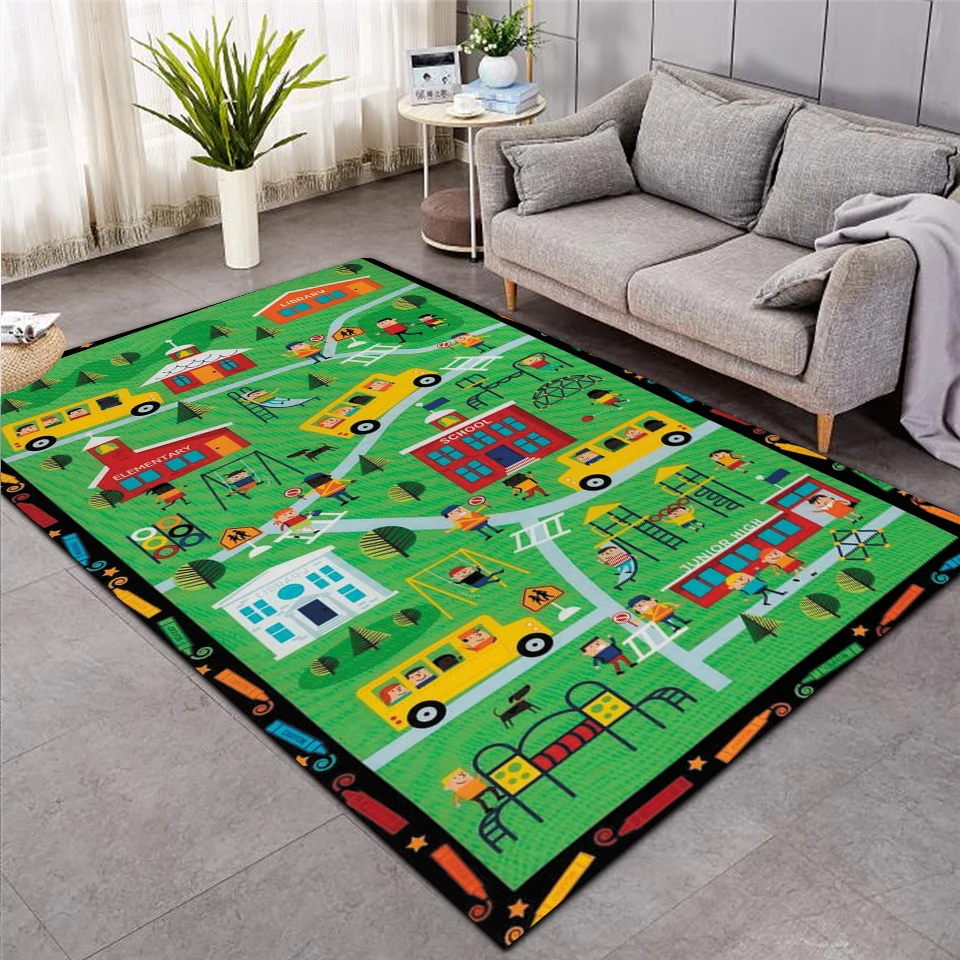 childrens educational carpet for living room children rug kids room decoration carpet home hallway floor bedroom bedside mat 05 free global shipping