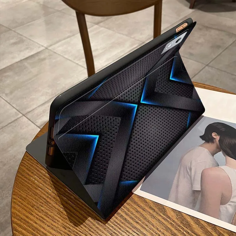 Стильный чехол с неоновым геометрическим узором для планшетов Xiaoxin Lenovo Tab P12 Extreme Legion Y900 Idea Pro GT 12.1 2025 – складной чехол для планшета, подарок (art.: 3920d4e701d57) - 3920d4e701d57