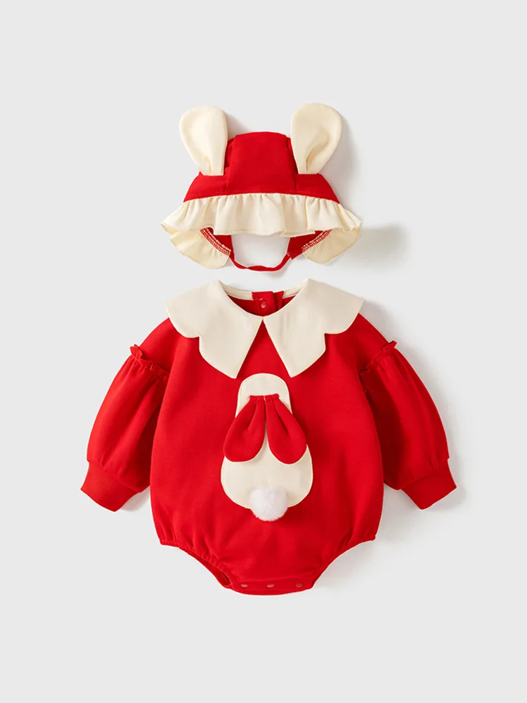 Новогодняя одежда для малышей Одежда новорожденных на весну комбинезон