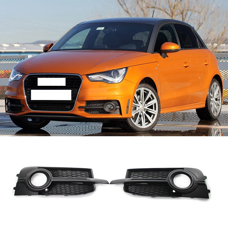 

1pcs/2pcs Front Bumper Fog Light Grill Fog Lamp Frames Sports Version Lamp Hoods for Audi A1 2011 2012 2013 2014