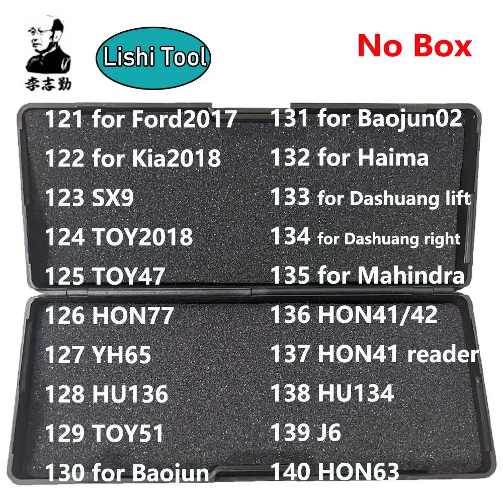 021-040 без коробки Lishi 2 в 1 инструмент BYD01 BYD01R BYDF0 HU43 HU49 HU46 HU56 HU58 HU64 HU66 HU87 HU92 HU100 для GM45