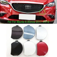for mazda 6 atenza 2017 2018 2019 car front bumper tow hook cover cap trailer hauling eye lid