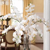 1pc artificial flowers real touch artificial moth orchid butterfly orchid for new house home wedding festival decoration