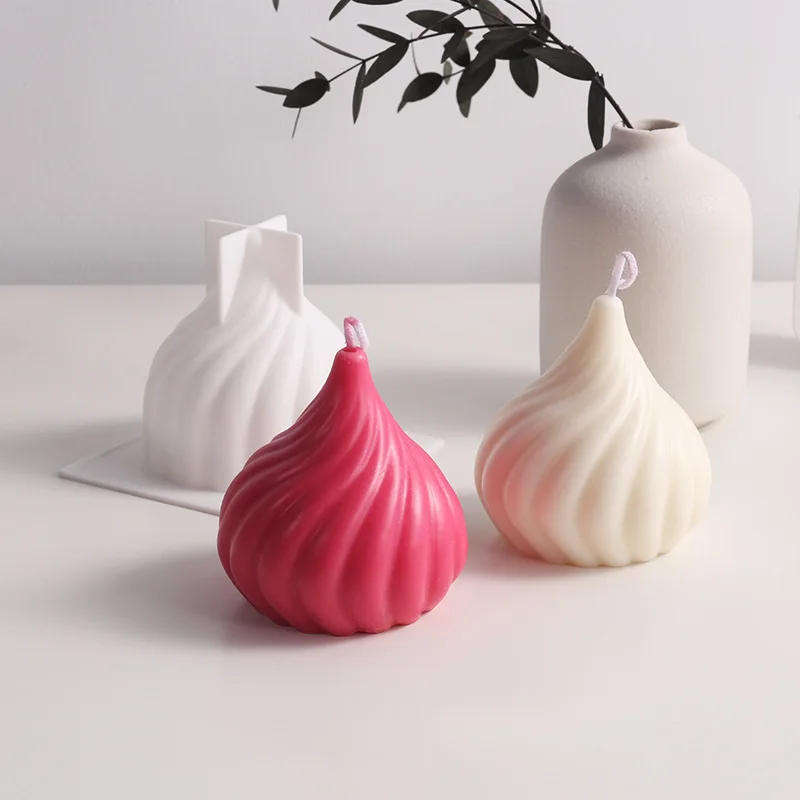 Силиконовая 3D-спиральная форма для свечей рукоделия