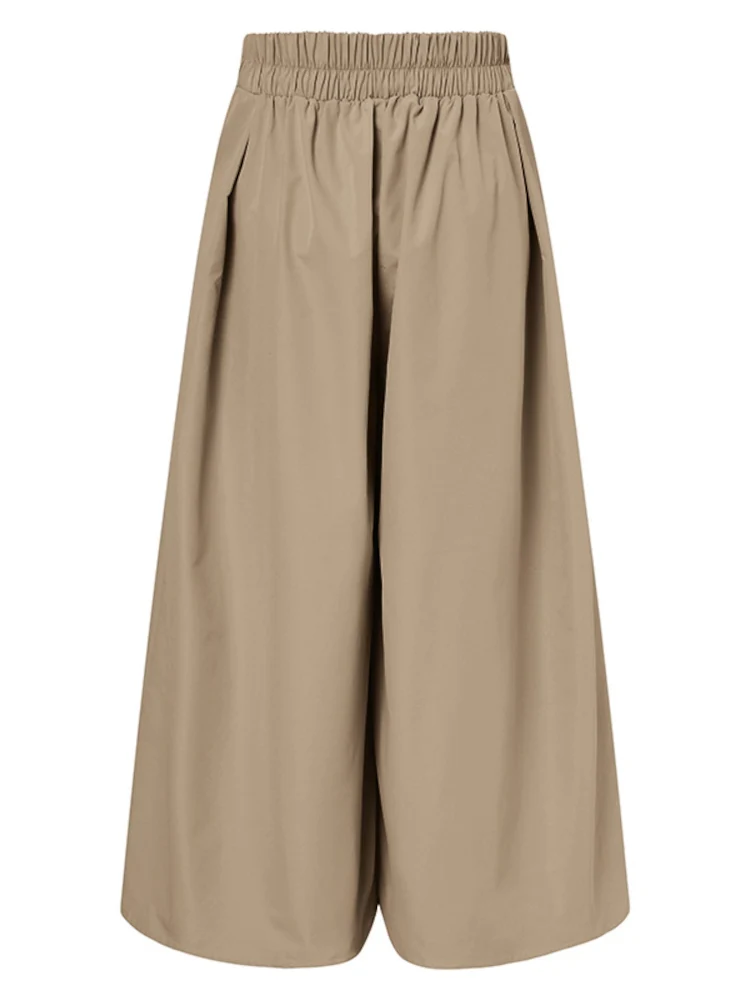 2024 ZANZEA модные широкие брюки женские на шнуровке повседневные элегантные