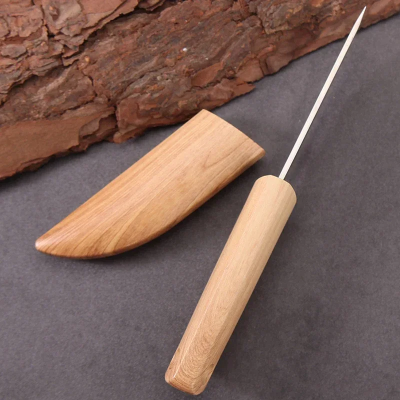 Карманный нож из нержавеющей стали для чистки мяса фруктов маленький